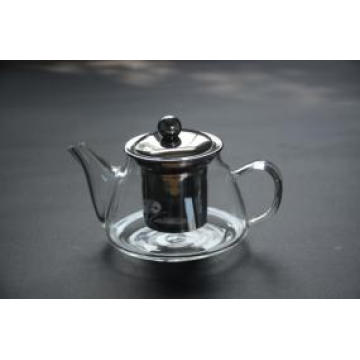 Borosilicate Glass Teapot with Cups Set for Blooming Tea